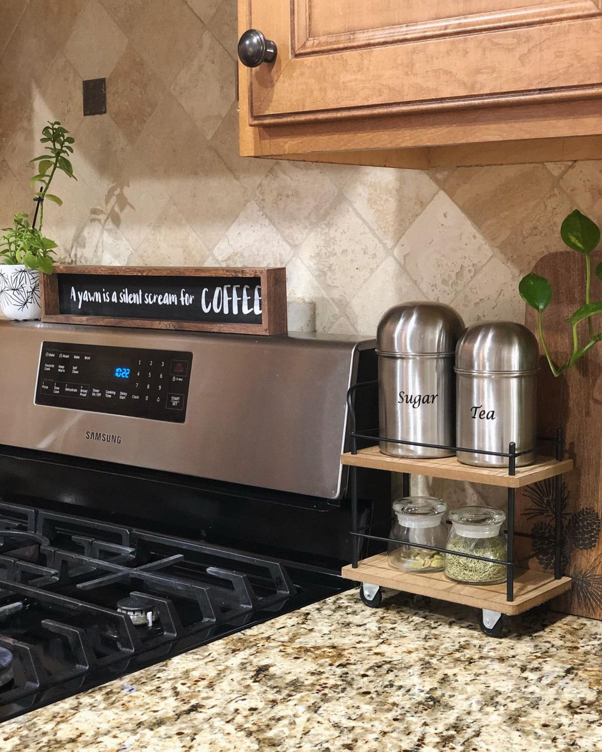 Adorable Mini Kitchen Cart