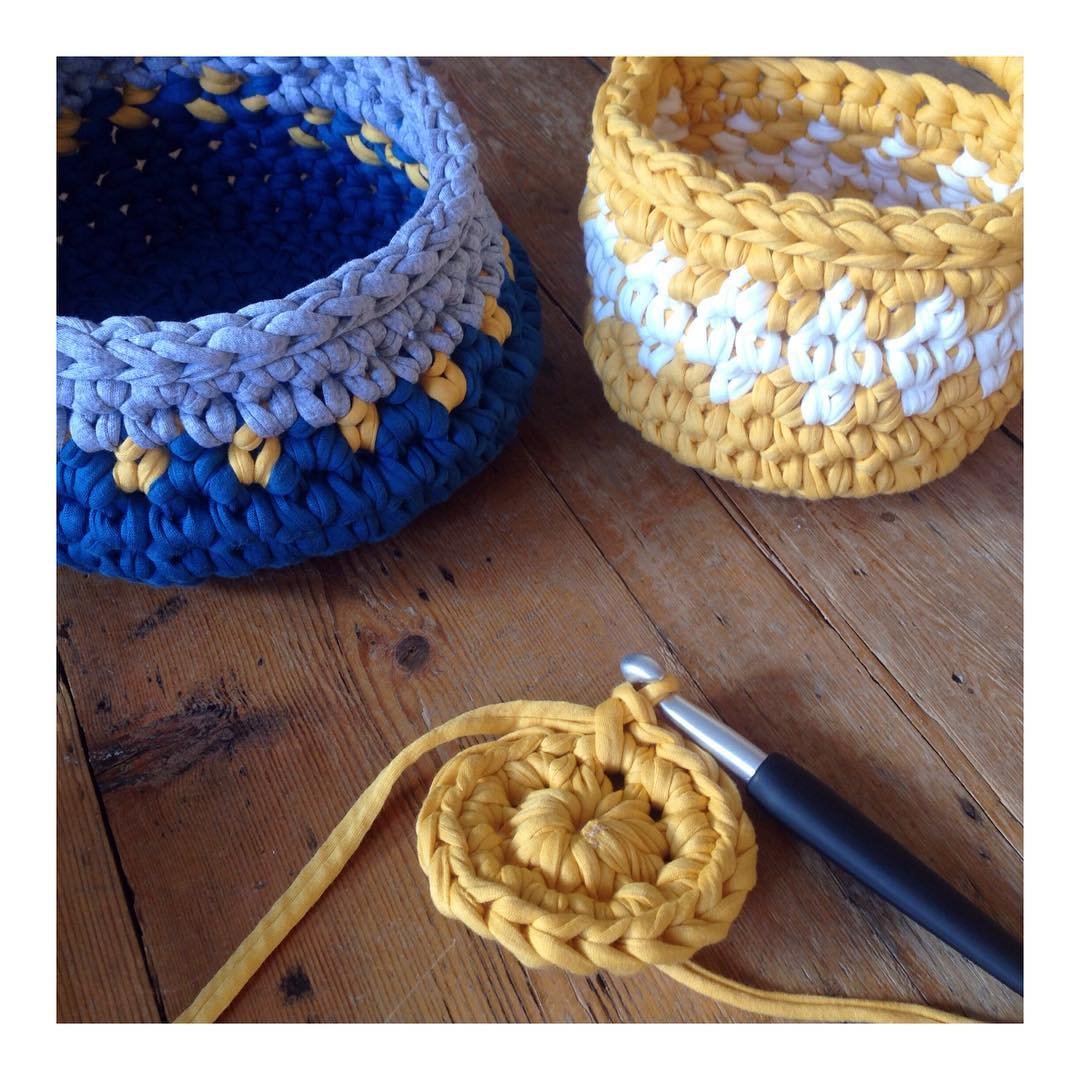 Charming Crochet Baskets for Eco-Friendly Storage