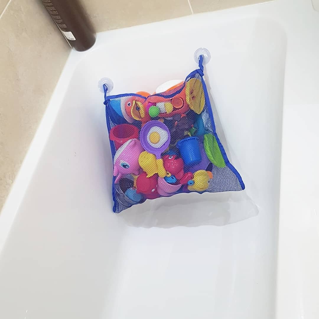 Convenient Suction Cup Bath Toy Storage