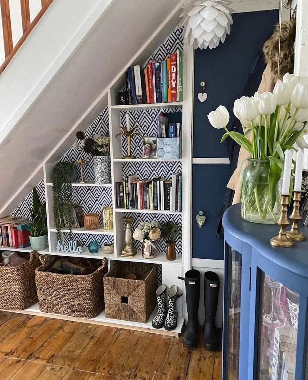 Cozy Under-Stairs Reading Nook Ideas