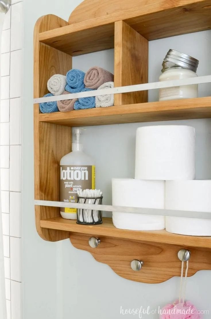 Craft Stylish DIY Bathroom Shelves