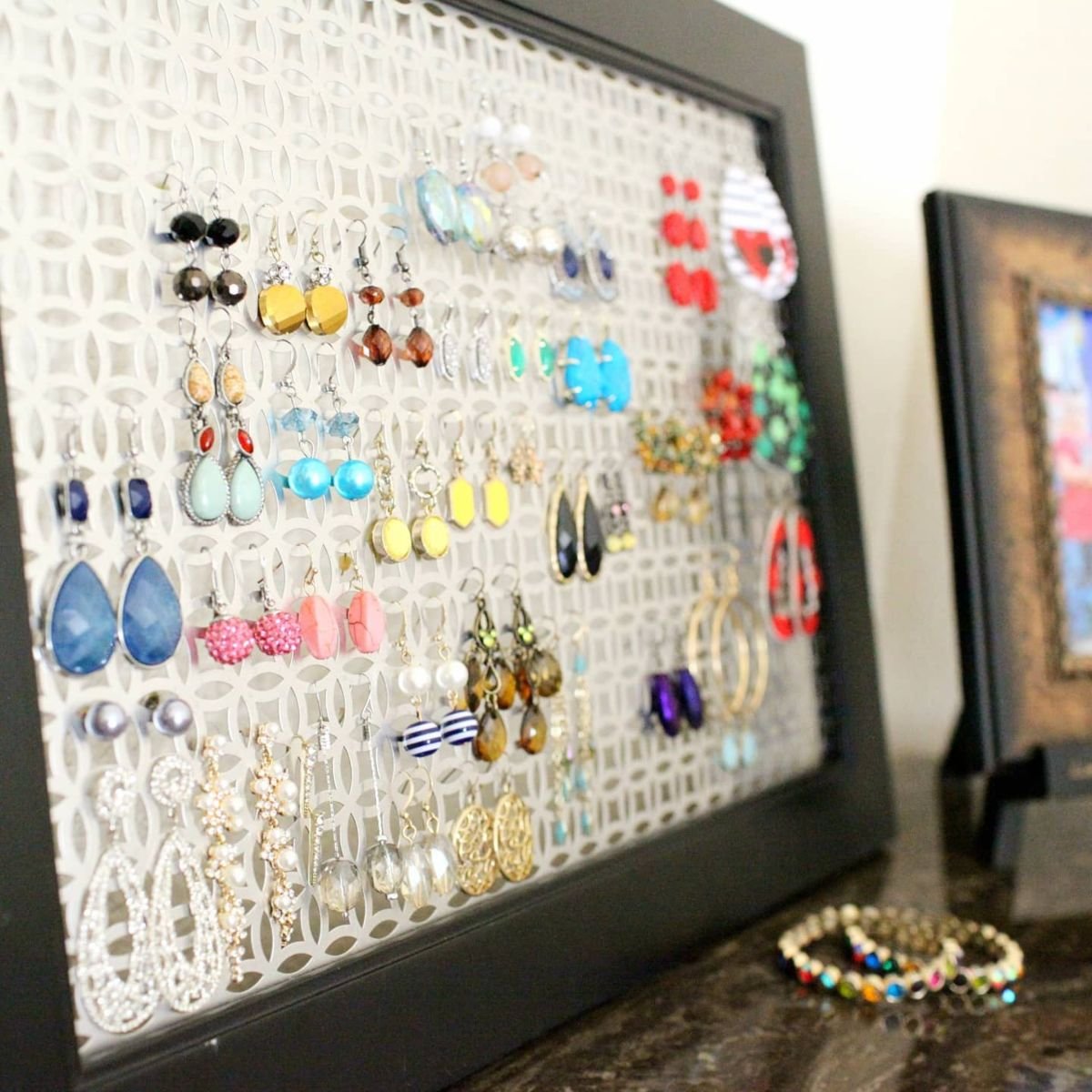 Craft Your Own Earring Organizer