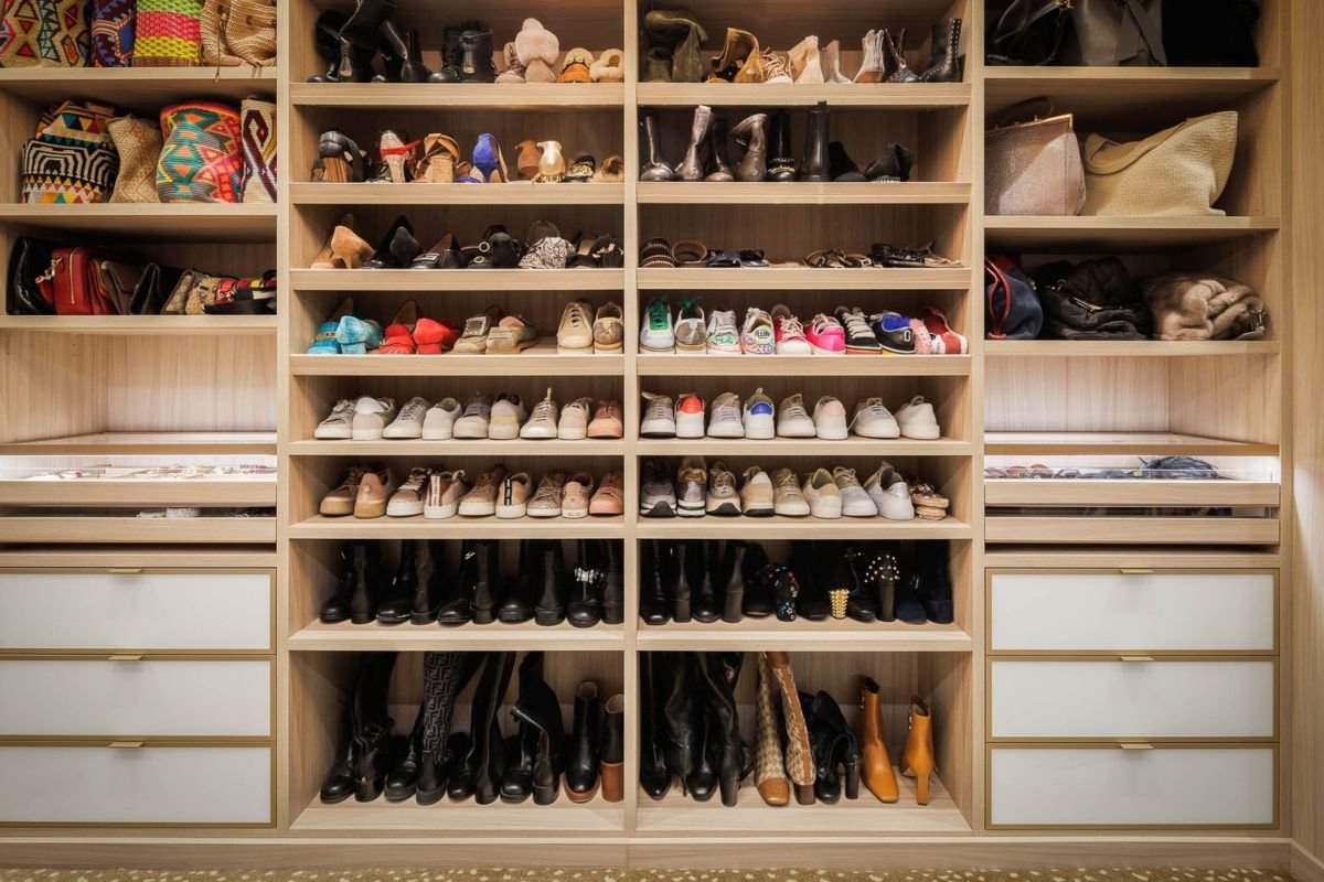 Create a Designated Shoe Storage Area