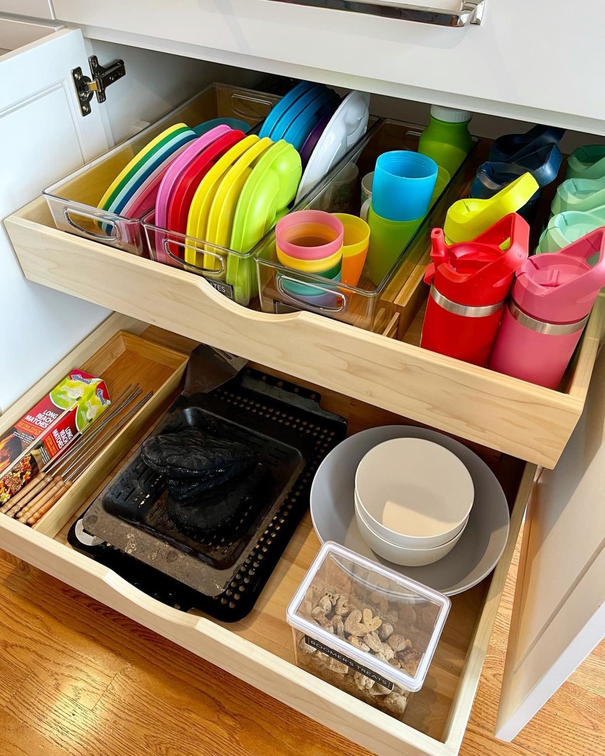 Create a Kid-Friendly Cabinet Zone