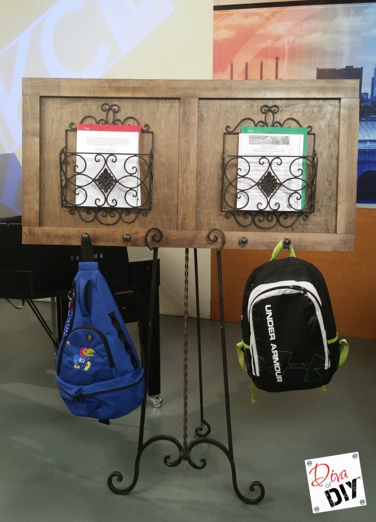 Create an Organized Backpack Station