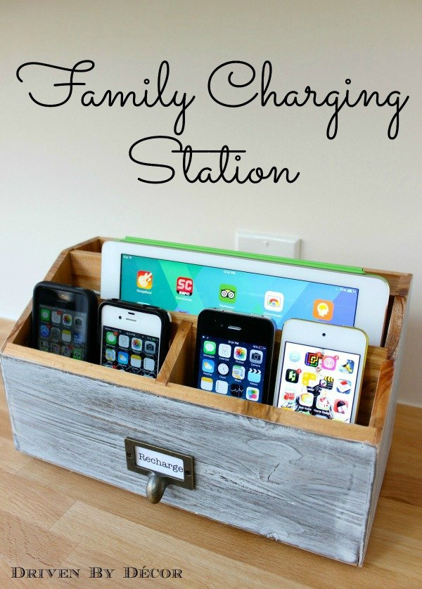 Create an Organized Family Charging Hub