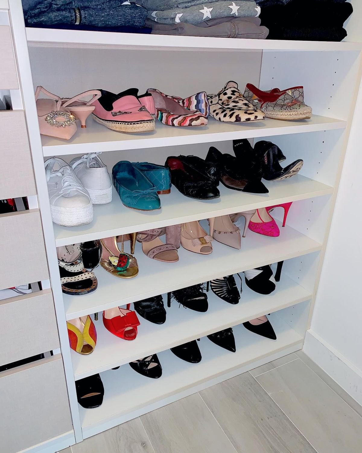 Create an Organized Shoe Wall Today