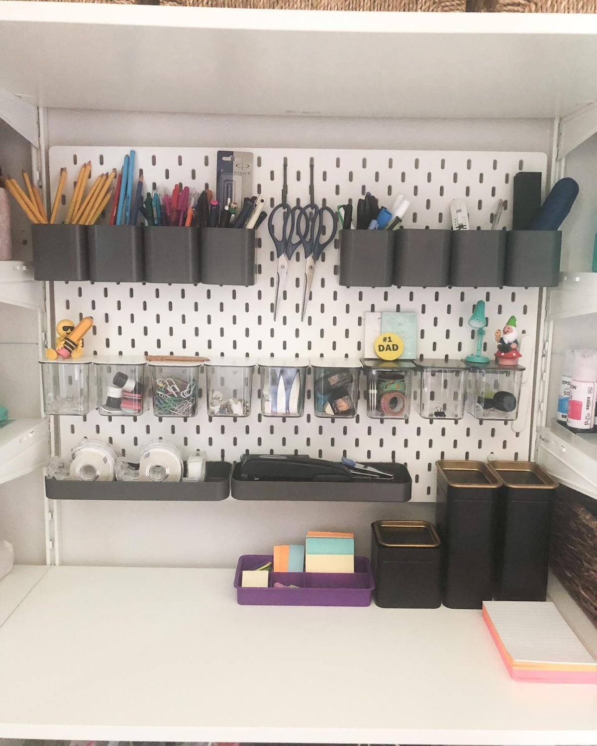 Creative Pegboard Organizer Ideas for Office