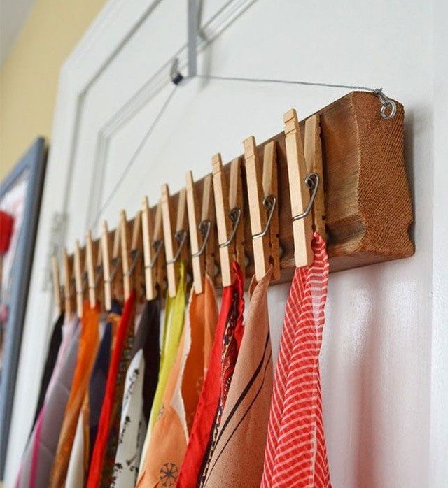 Creative Scarf Storage Solutions