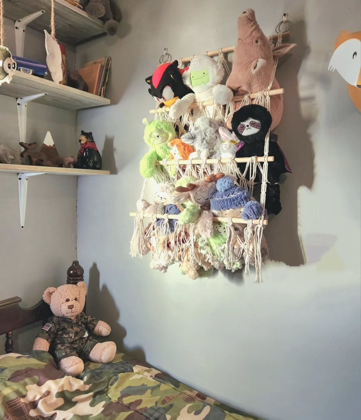 Creative Storage Solutions with Stuffed Animal Net