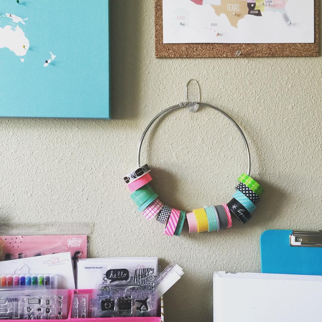 Creative Washi Tape Storage Ideas