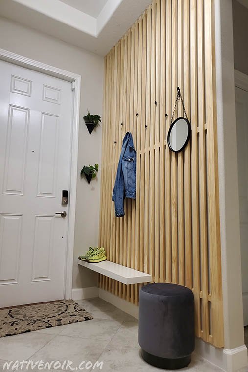 DIY Mudroom Entry Wall Ideas