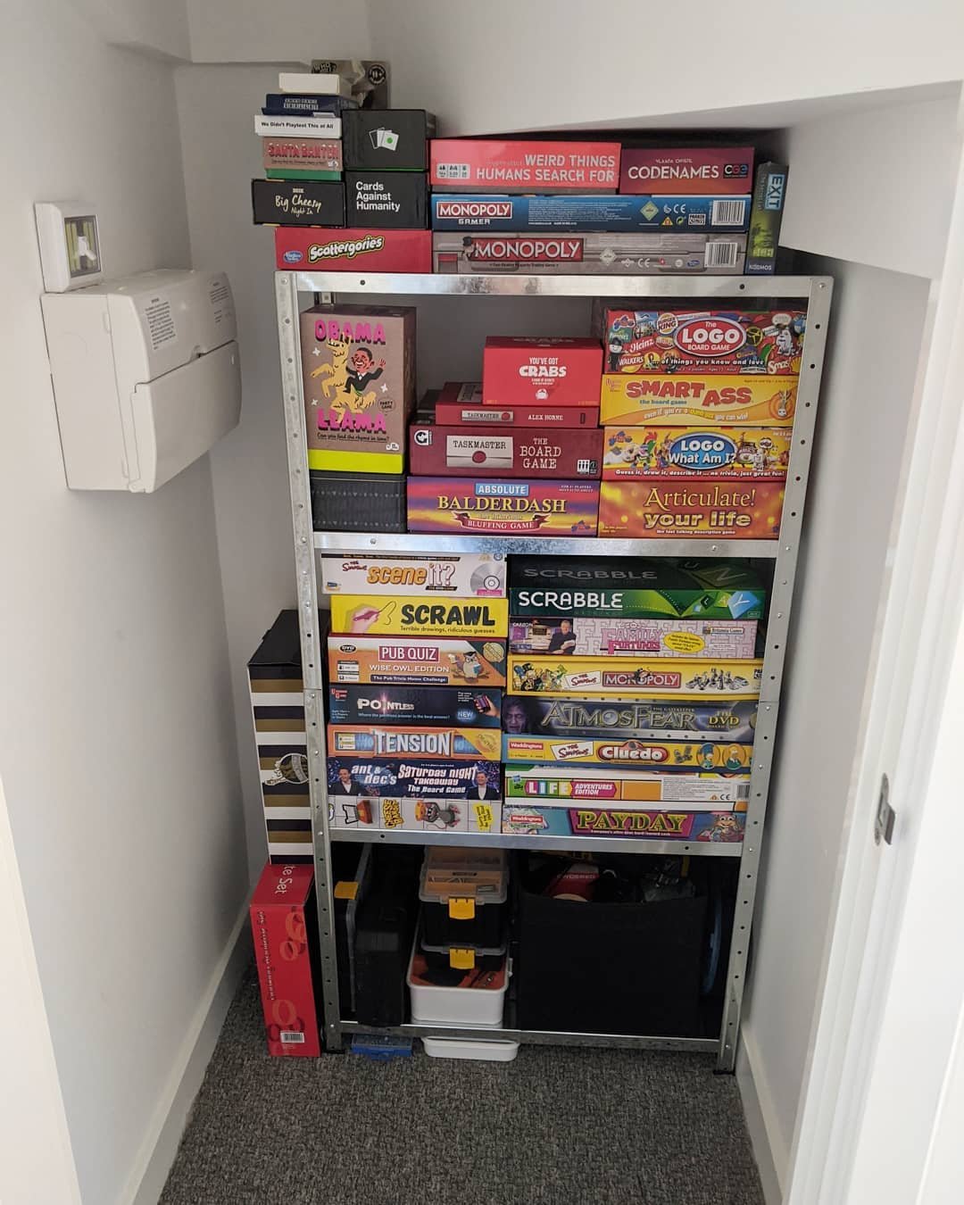 Durable Metal Storage for Board Games