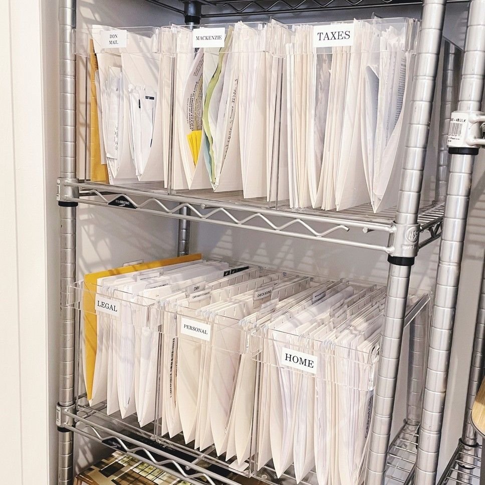 Efficient Clear Storage for Paperwork