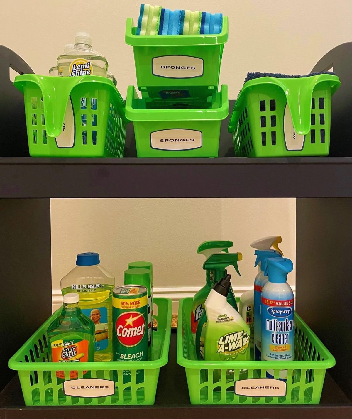 Effortless Cleaning Supply Organization