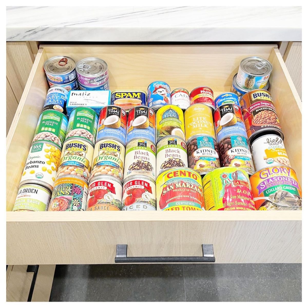 Effortless Drawer Organization for Cans