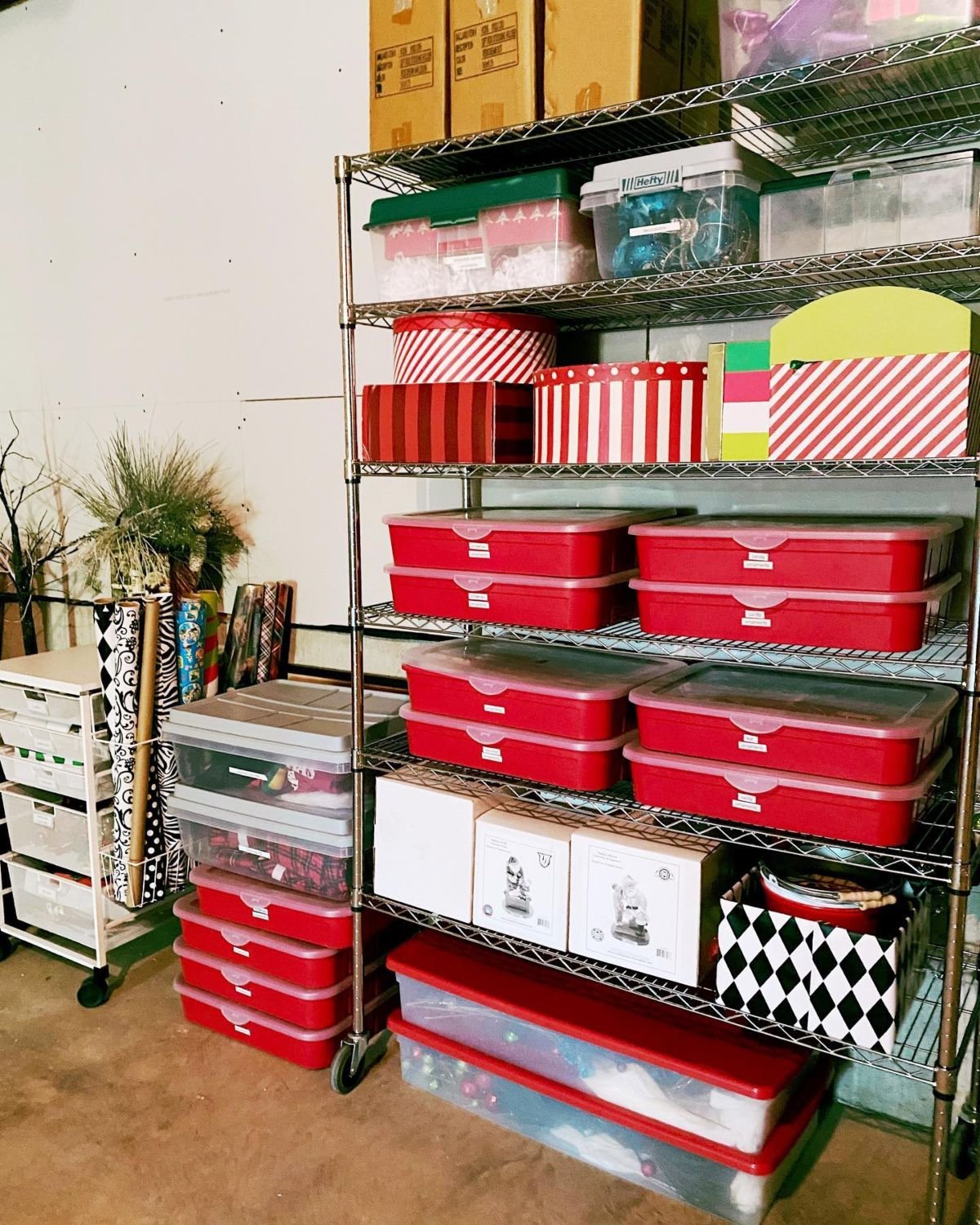 Effortless Holiday Décor Storage