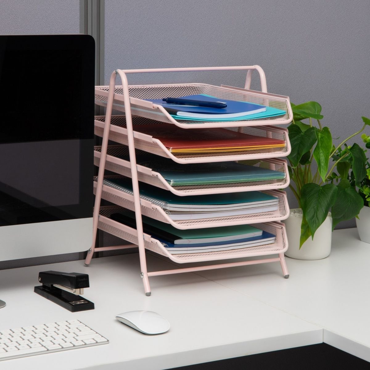 Effortless Paper Organization with 5-Tier Tray