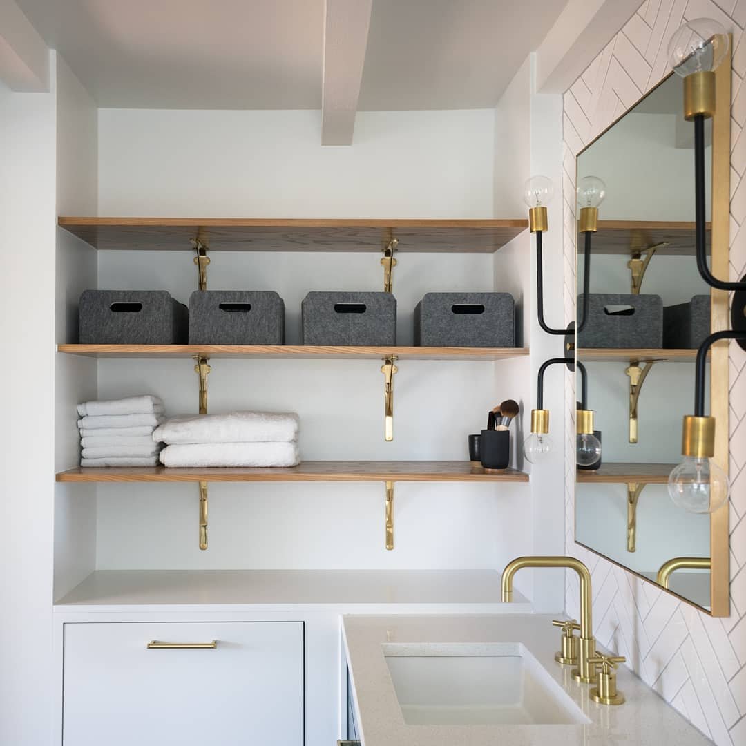 Elegant Master Bathroom Storage Solutions