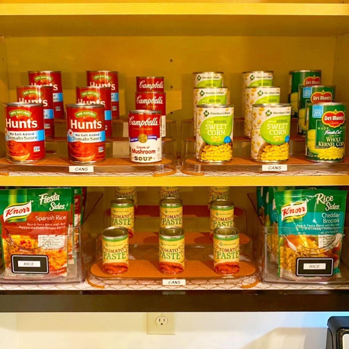 Flexible, Waterproof Labels for Pantry Organization