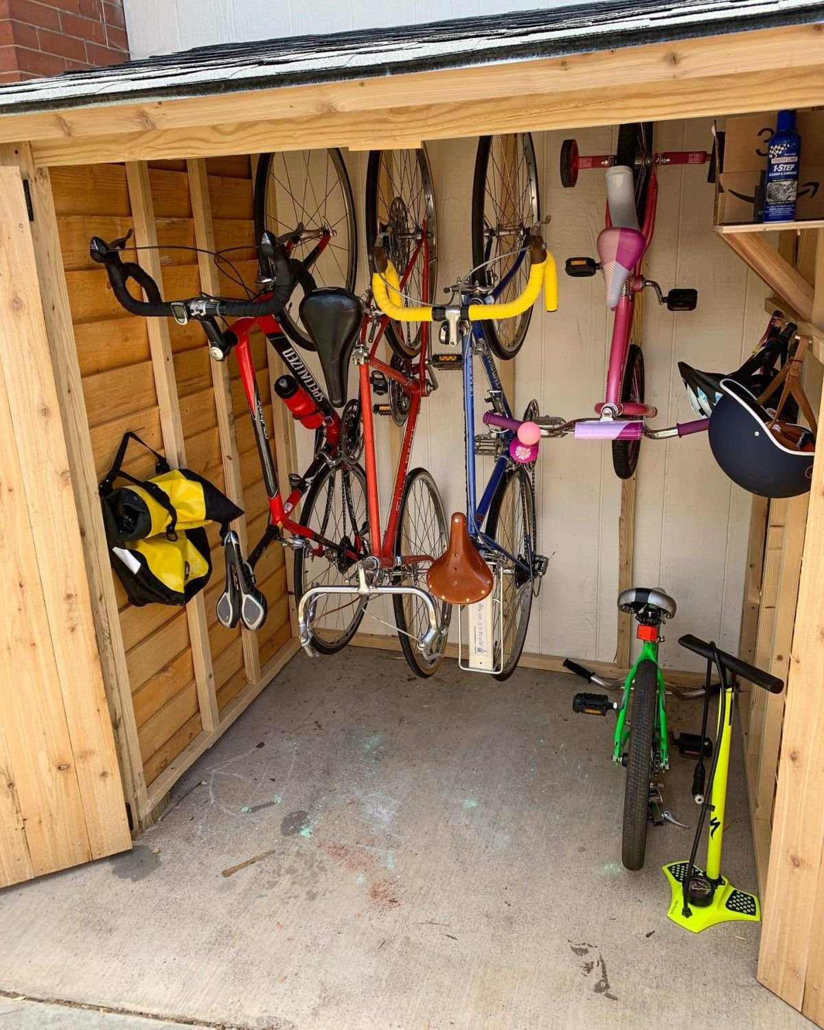 Maximize Shed Space: Bike Storage