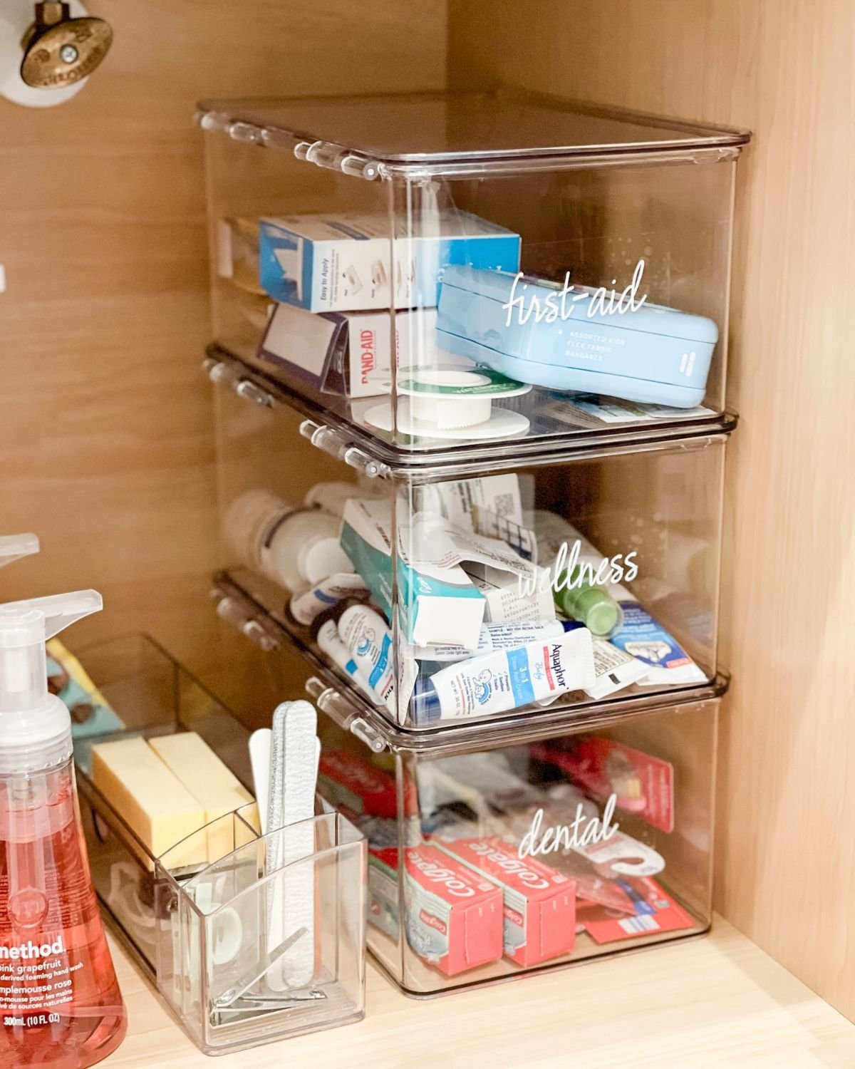 Maximize Space with Acrylic Organizers