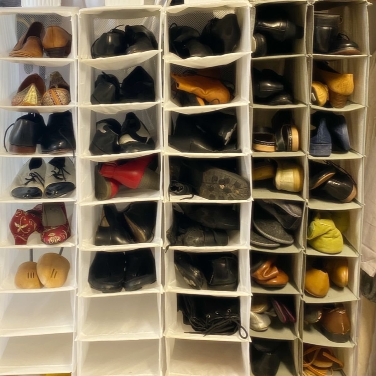 Maximize Space with Hanging Shoe Organizers