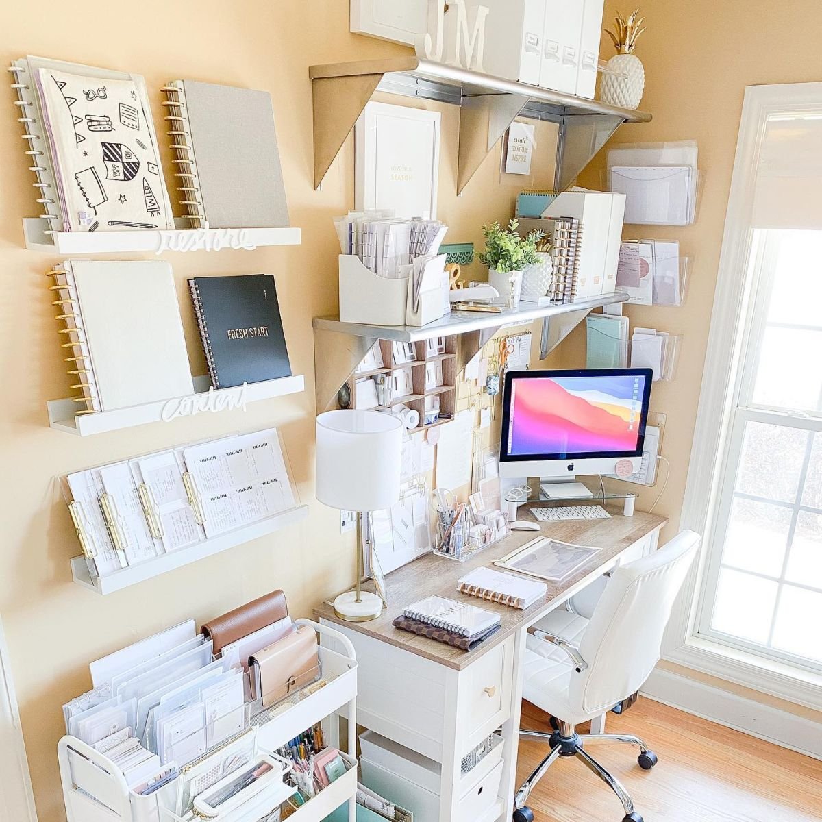 Maximize Space with Simple Wall Shelves