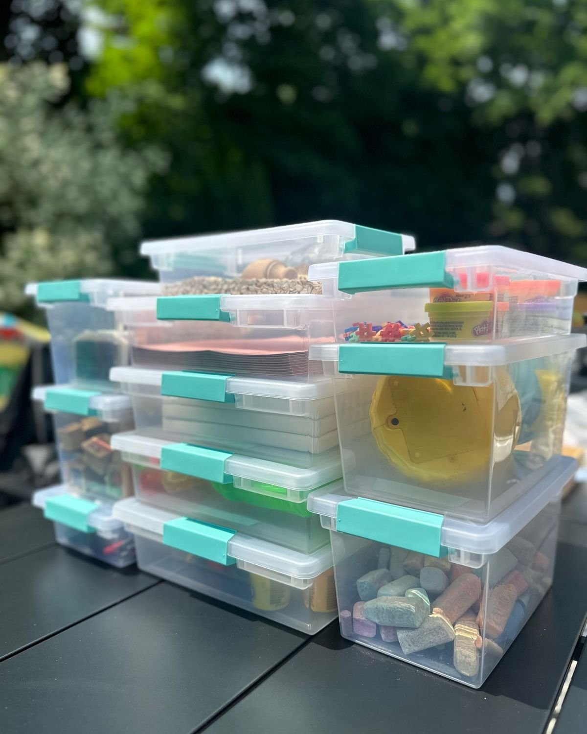 Maximize Space with Stackable Containers