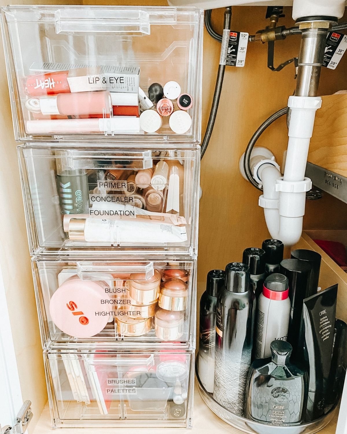 Maximize Space with Under-Sink Organizers