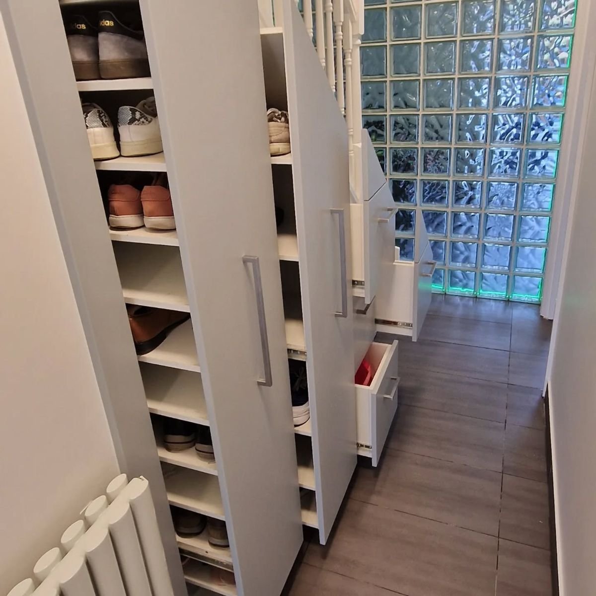 Maximize Space with Understairs Shoe Storage