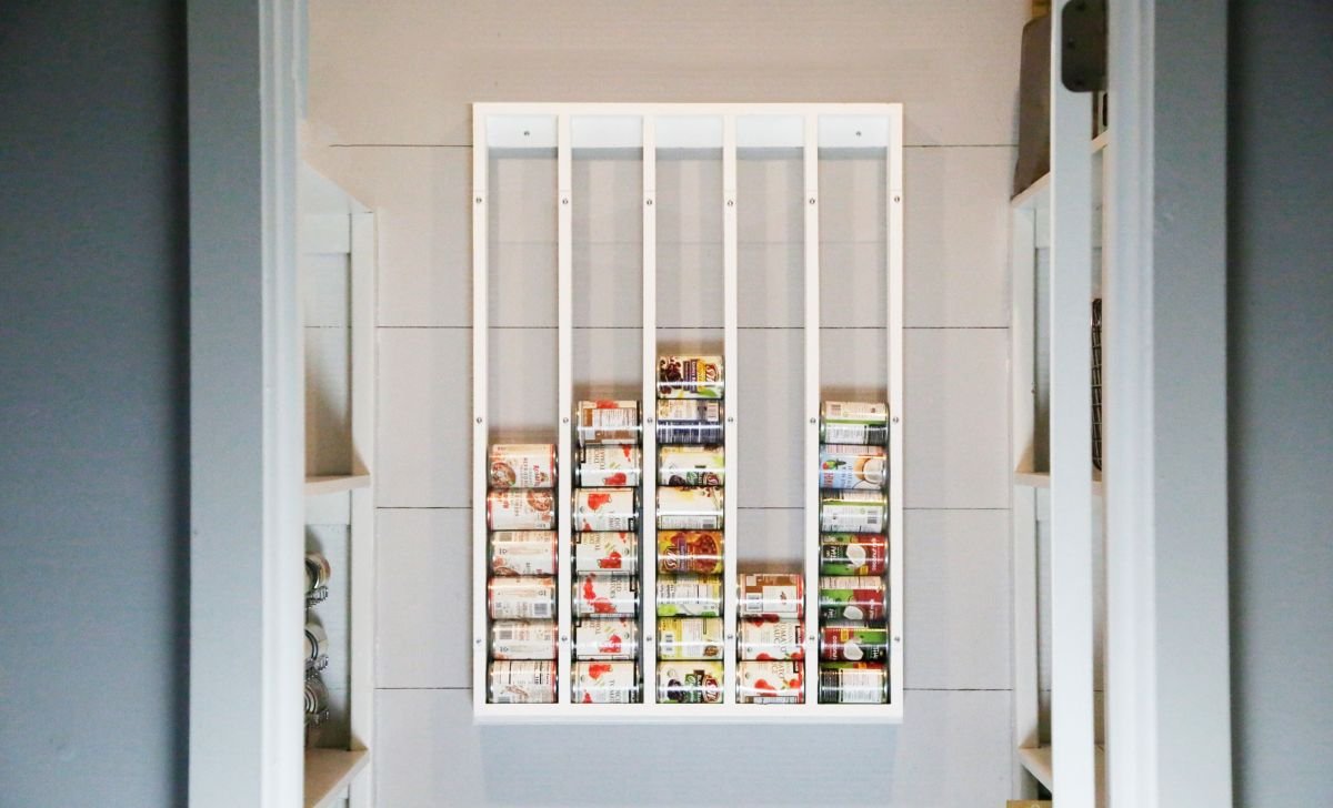 Maximize Space with Wall Can Organizer