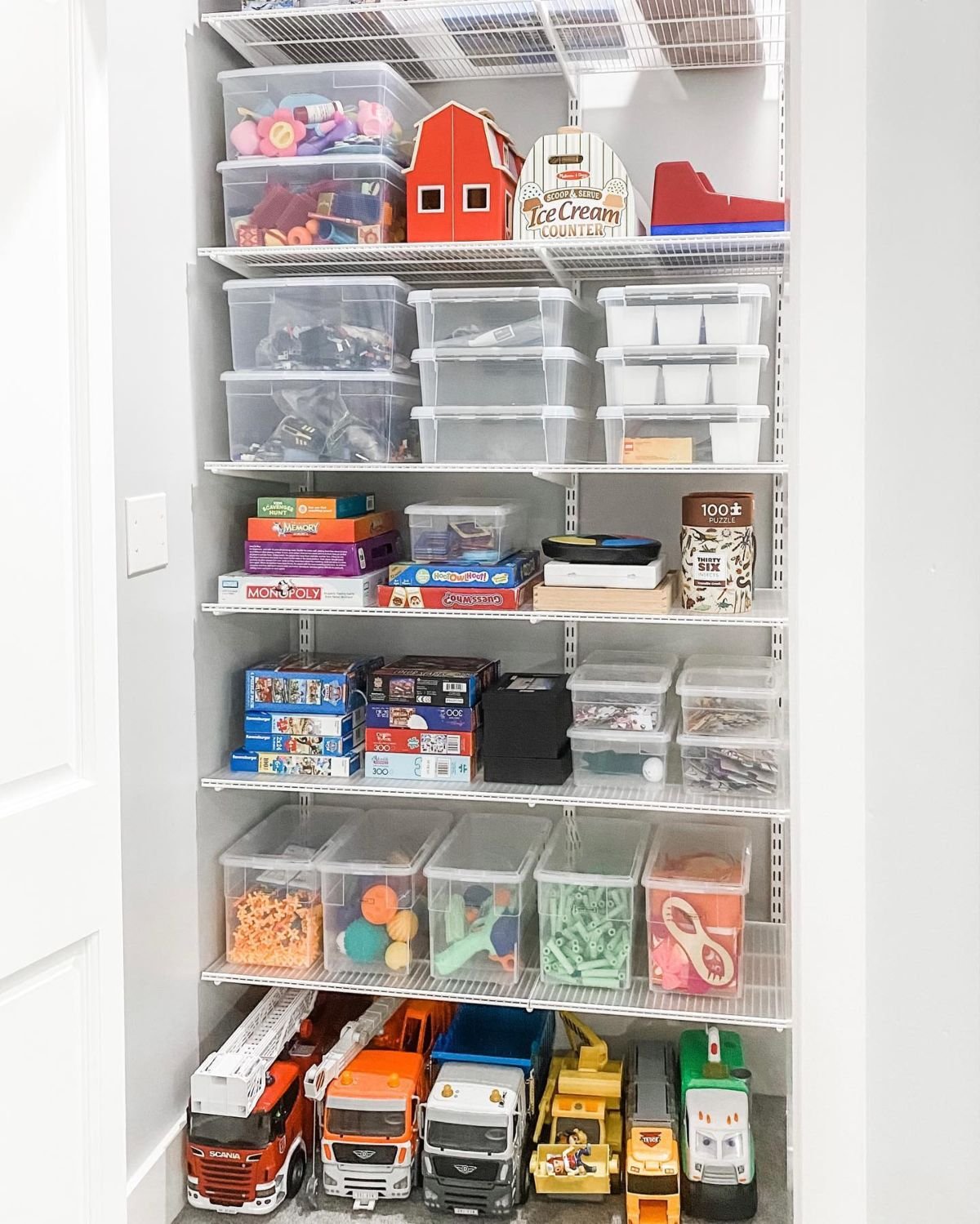 Maximize Toy Closet Space