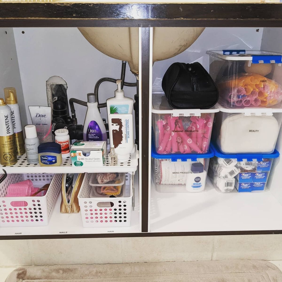 Maximize Under-Sink Storage for Hair Products