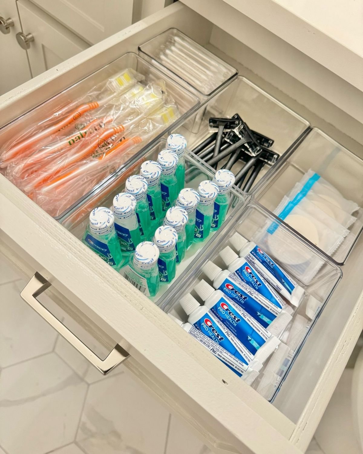 Optimize Bathroom Drawers with Inserts