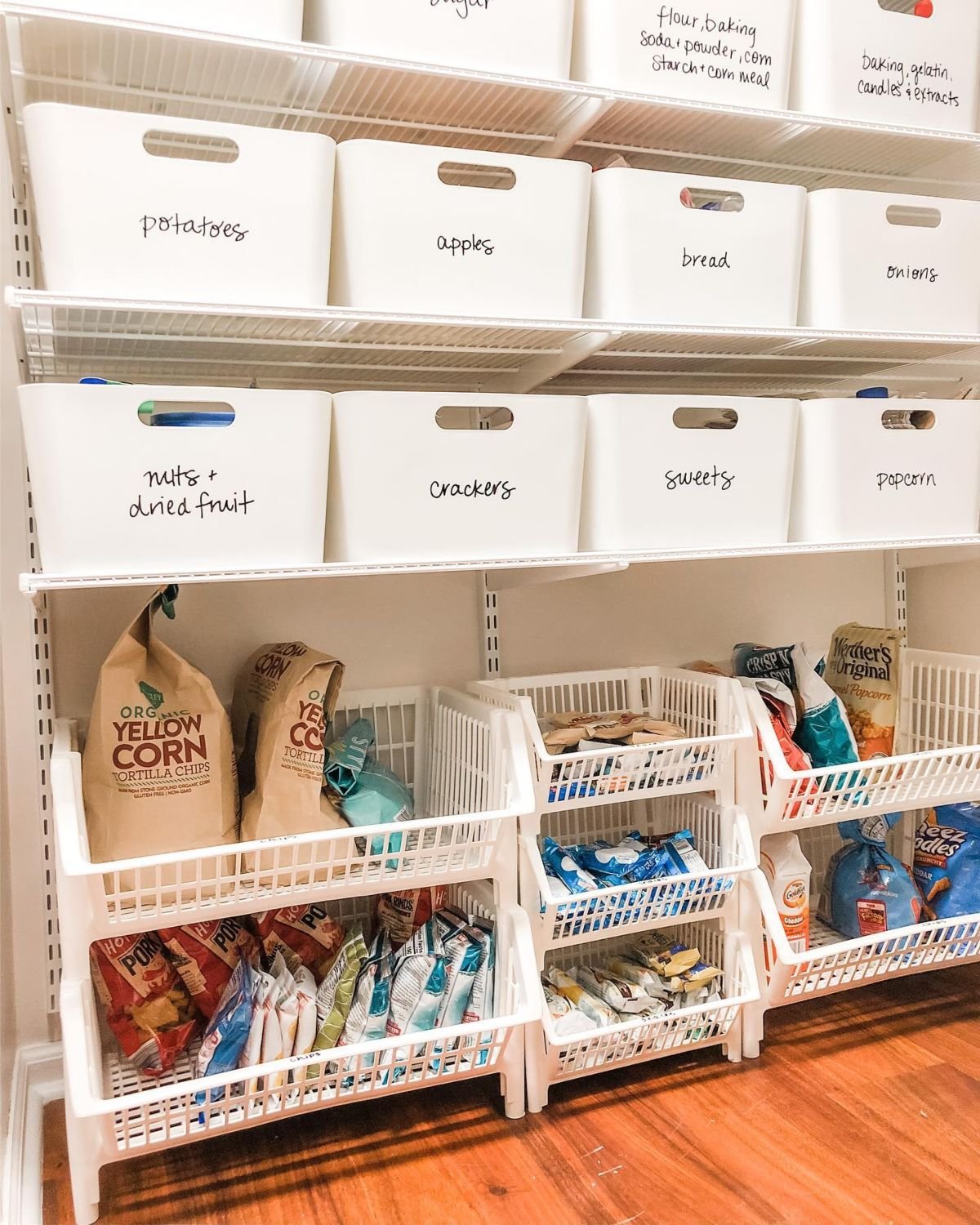 Organize with Labeled Bins