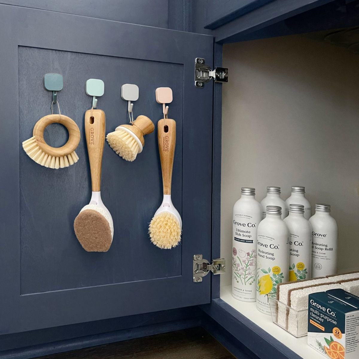 Organize Your Cleaning Brushes