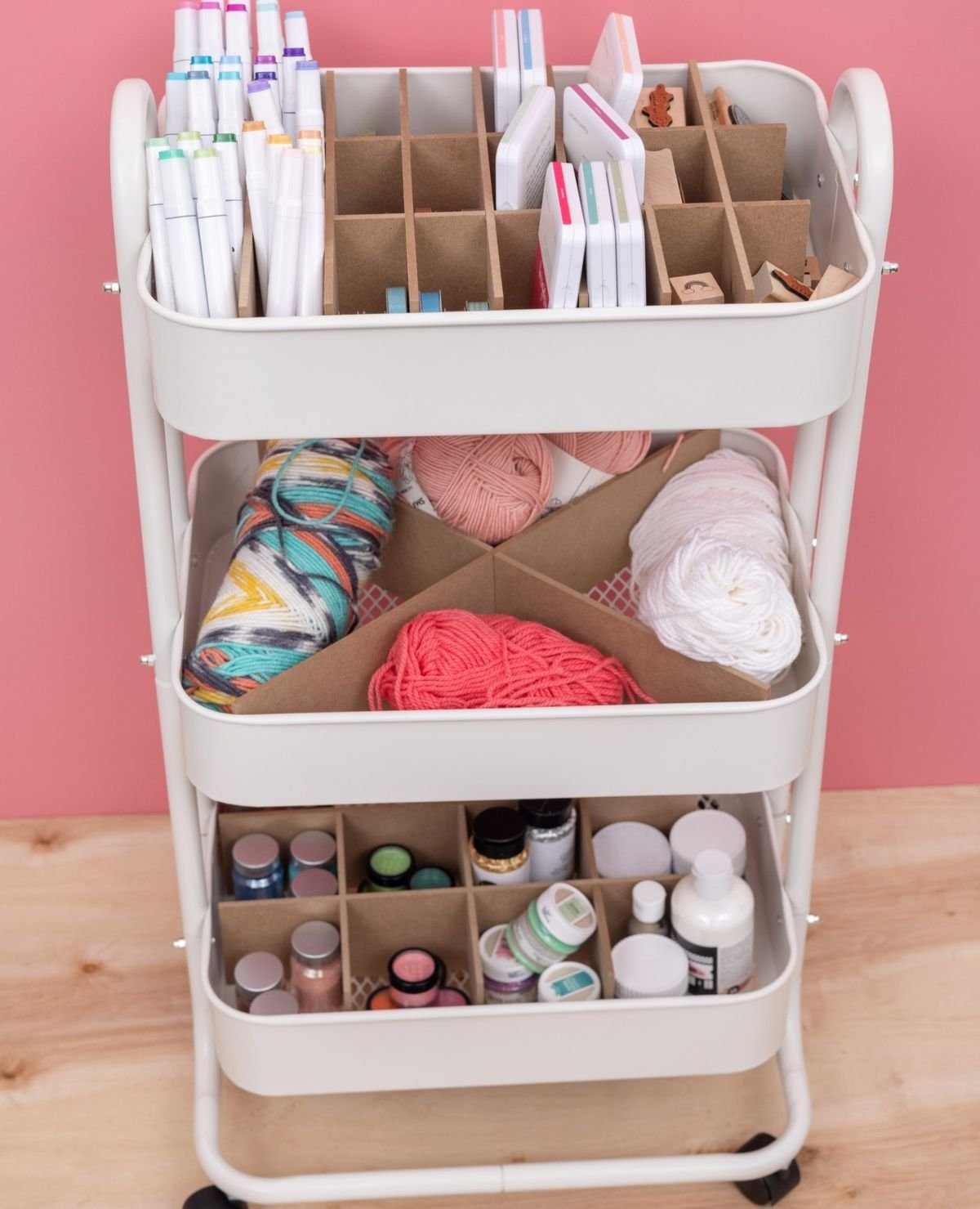 Organize Your Craft Cart