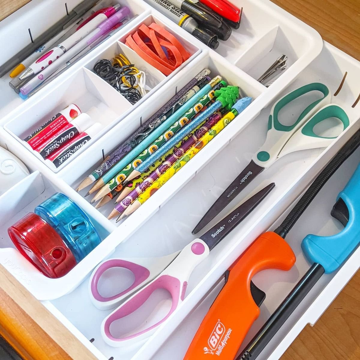 Organize Your Desk with Cutlery Dividers