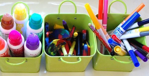 Organizing Kids' Art Supplies Efficiently