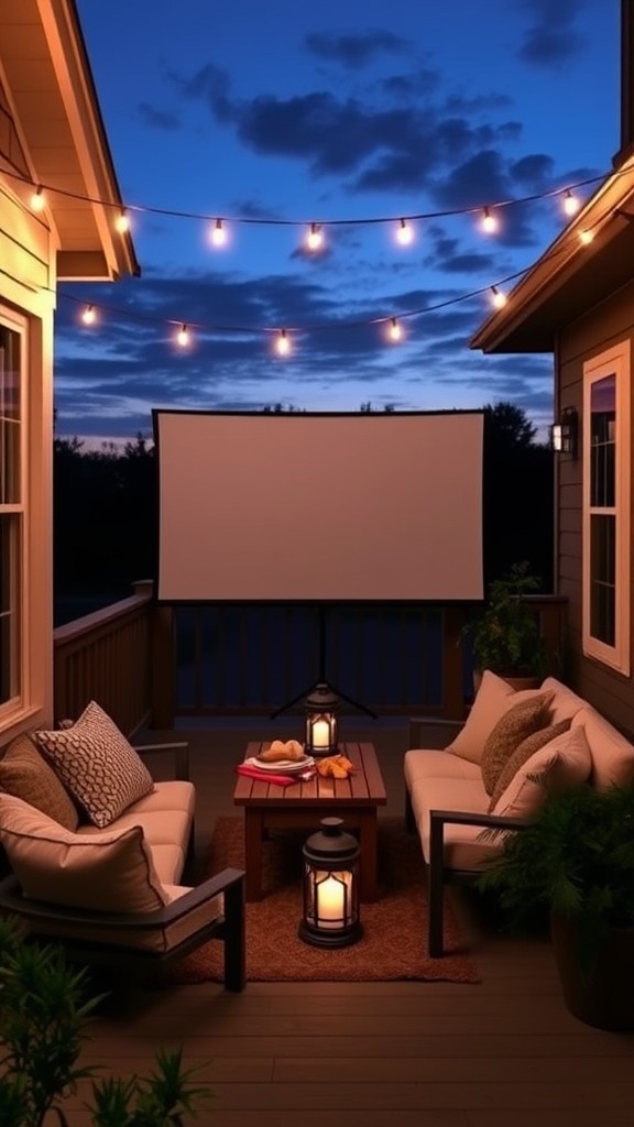 Outdoor Movie Screen