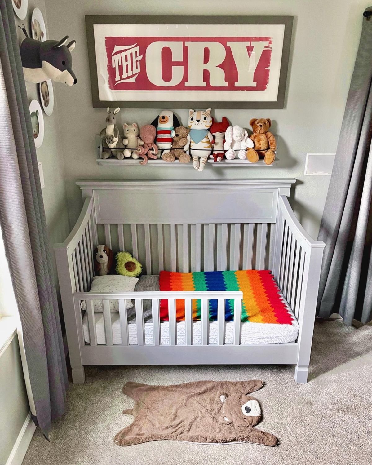 Secure and Stylish Stuffed Animal Shelf