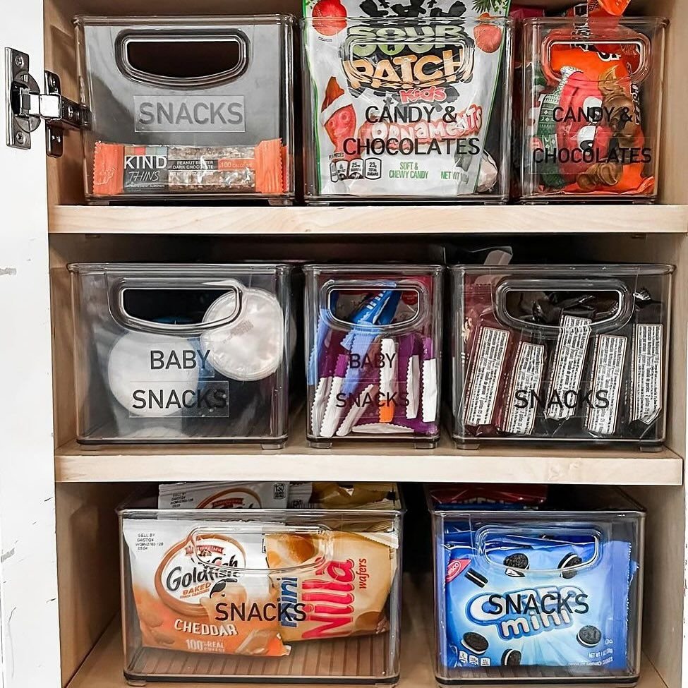 Snack Cabinet Organization Tips