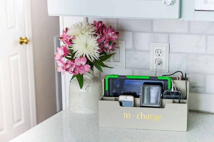 Stylish Desk Organizer for Charging Cables