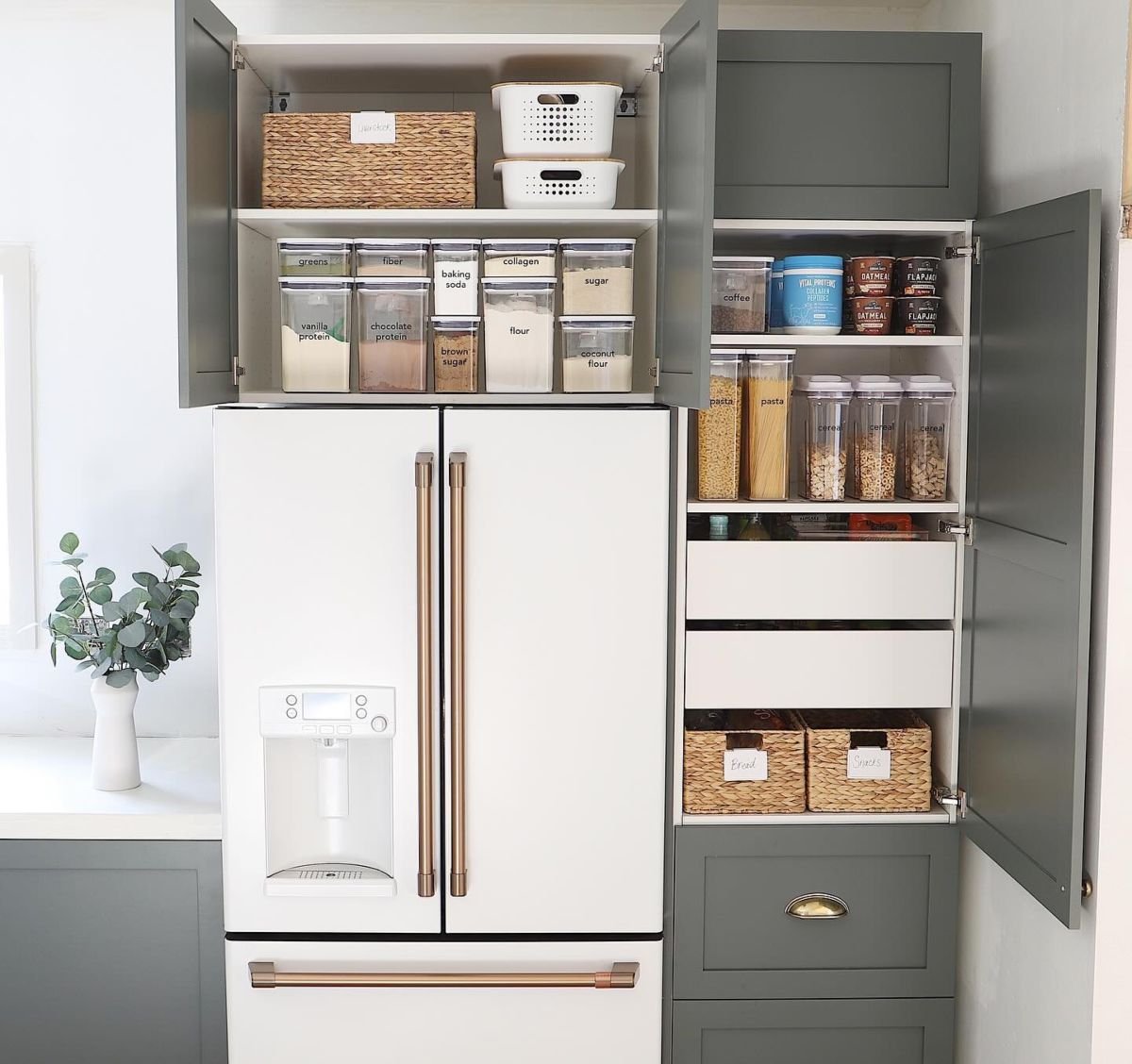 Stylish Fridge Top Storage