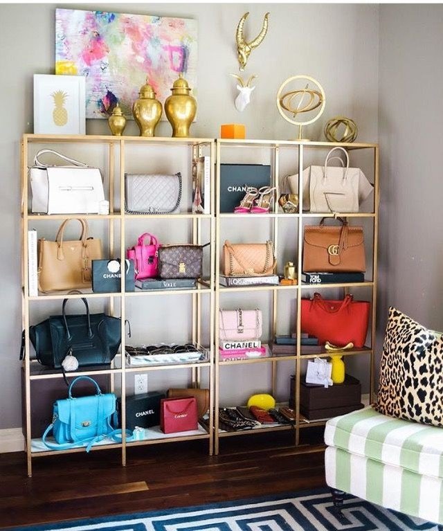 Stylish Handbag Shelving Solutions