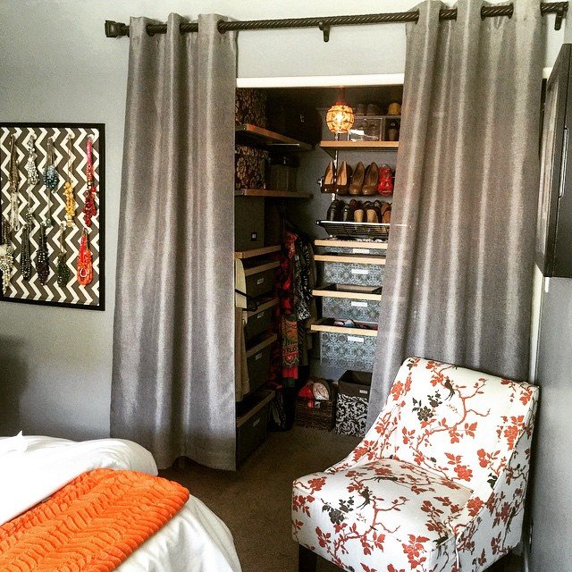 Stylish Hidden Closet Solution