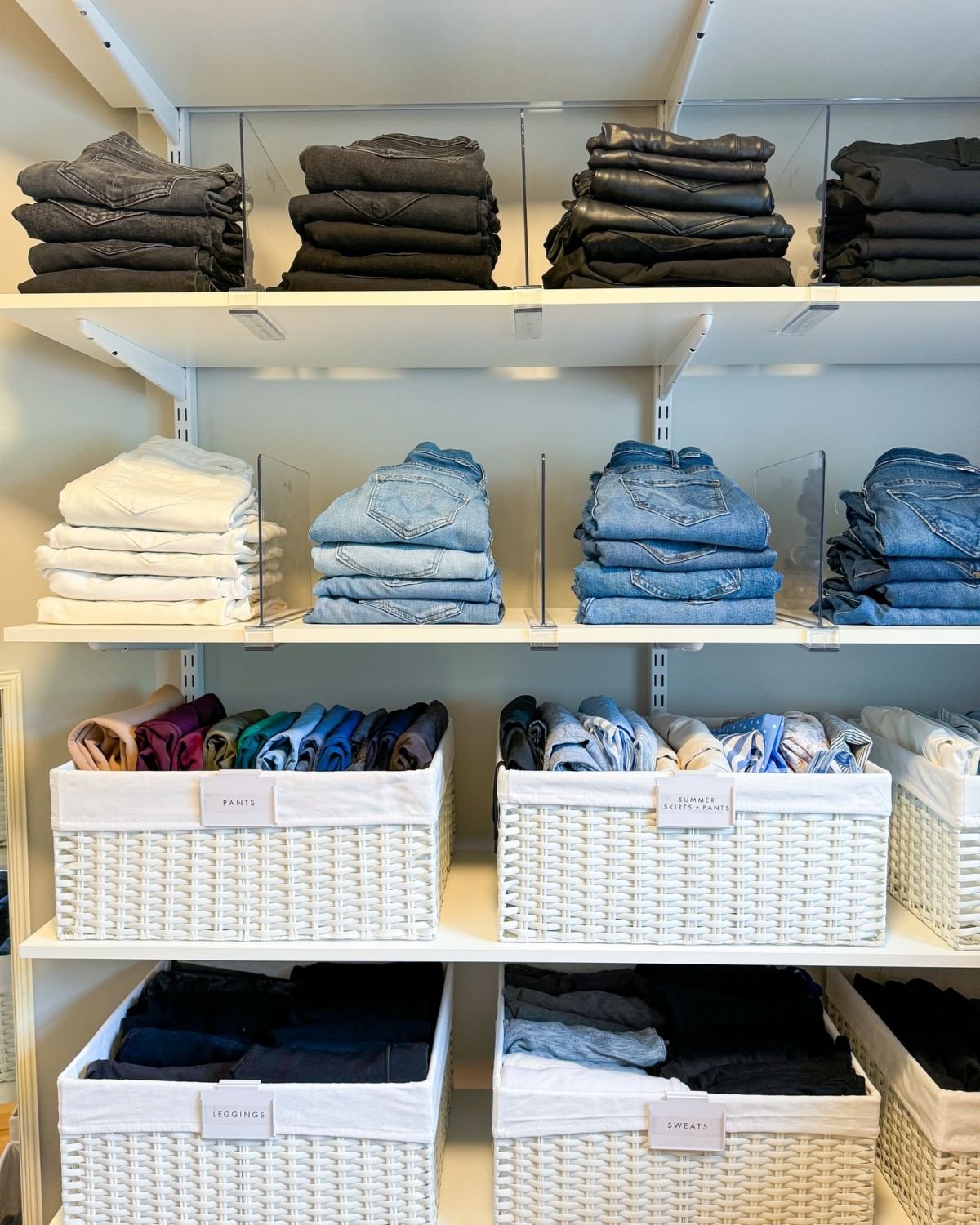 Stylish Jean Organization Tips