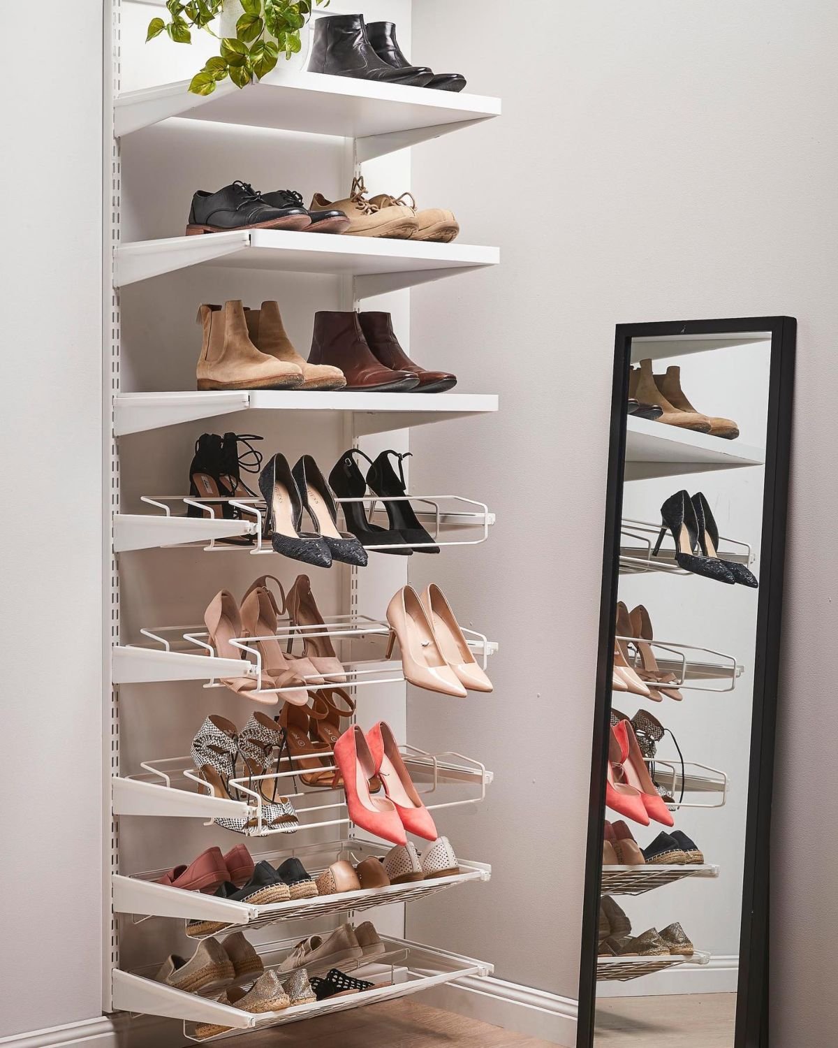 Stylish Shoe Shelving Solutions