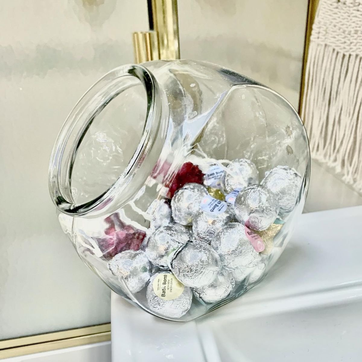 Stylish Storage for Bath Bombs